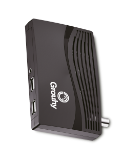 Grouhy HD Satellite Receiver Mini - Black - 8900