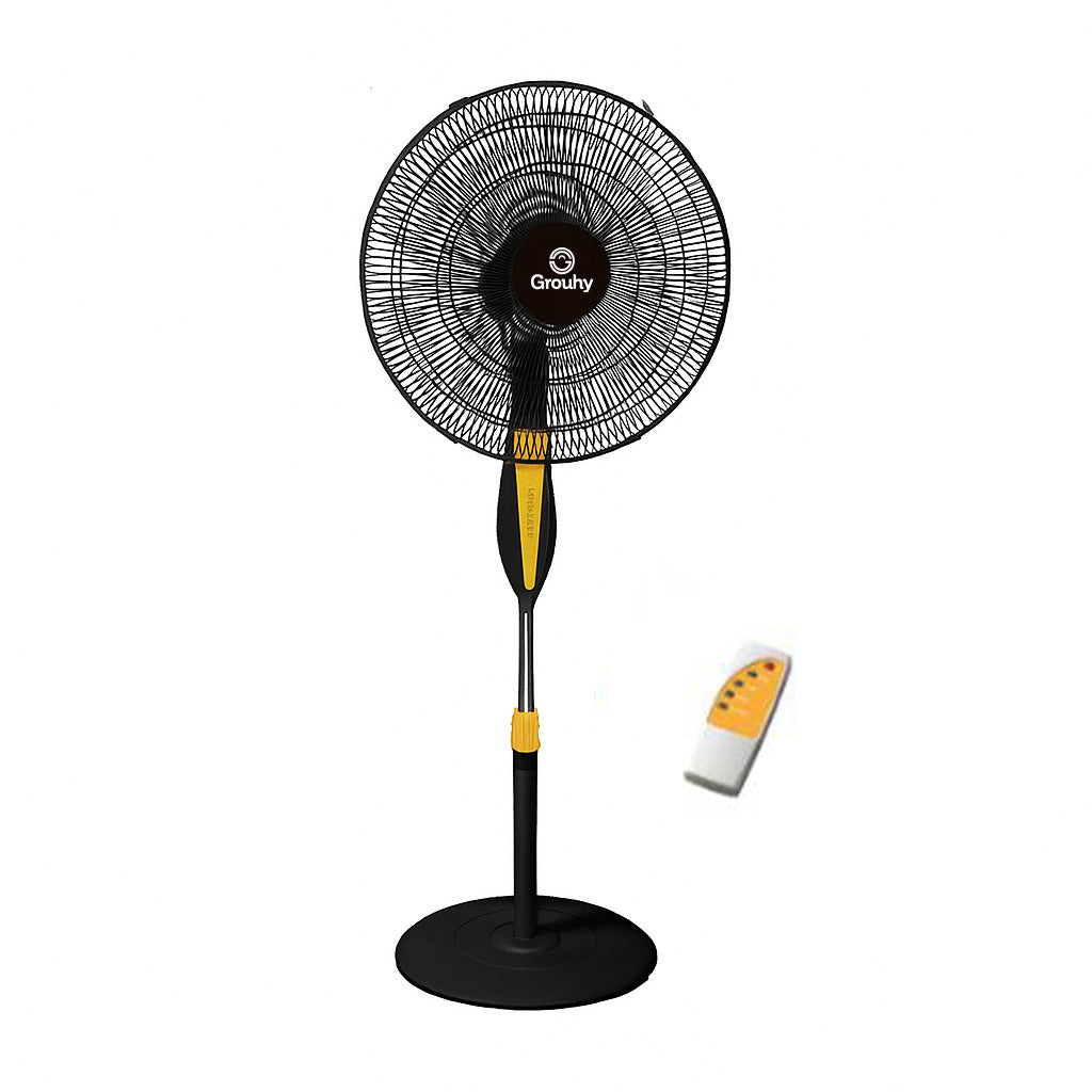 Grouhy Stand Fan 18 Inch With 5 Plastic Blades & Remote  Control - USS-18026R Grouhy Stand Fan 18 Inch With 5 Plastic Blades & Remote  Control - USS-18026R