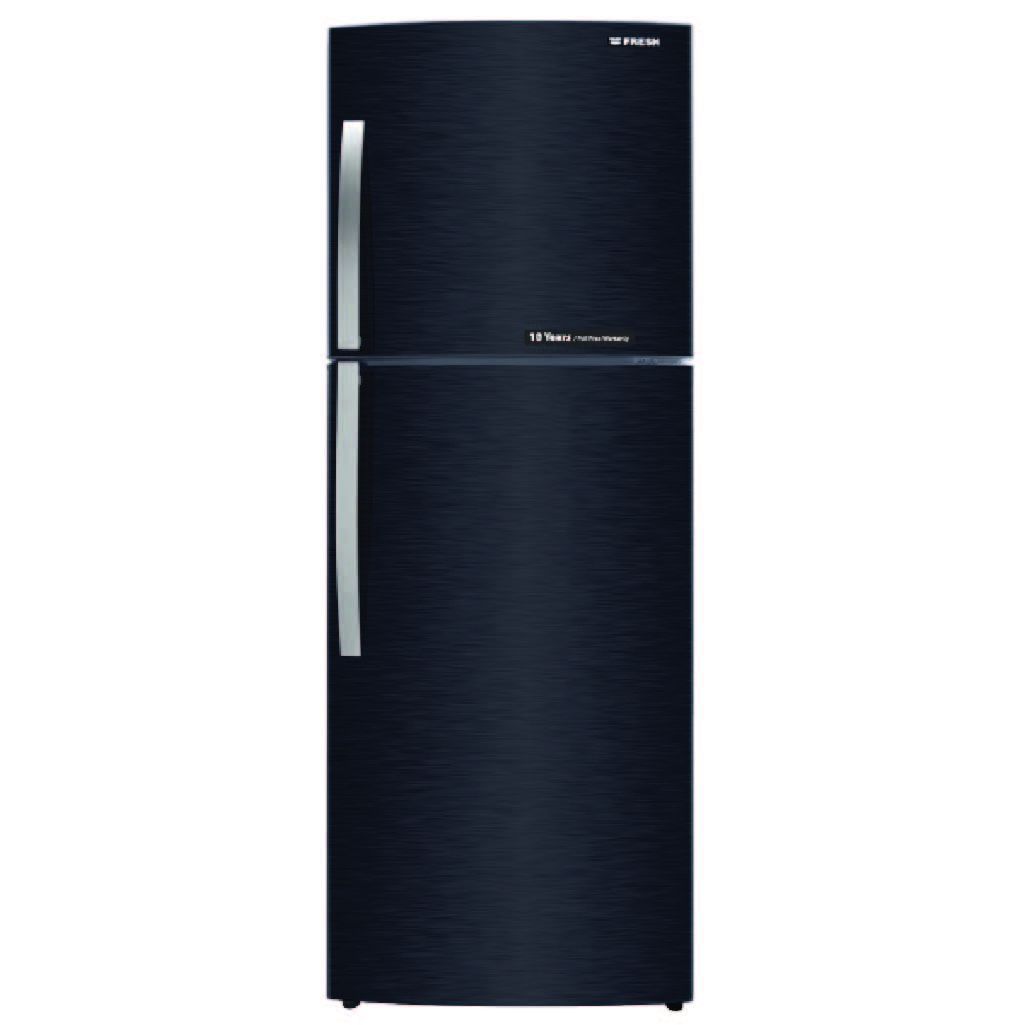 Fresh No Frost Refrigerator, 369 Liters, 2 Doors - FNT-B400BB - Black