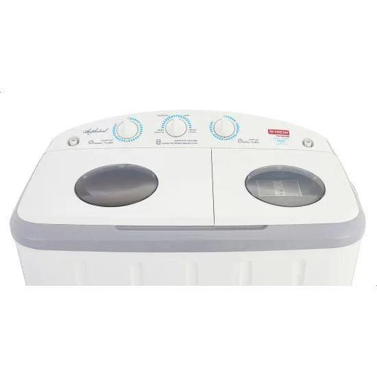 Fresh Top Load Half Automatic Washing Machine With Dryer, 8 Kg, White - FWT8000NB