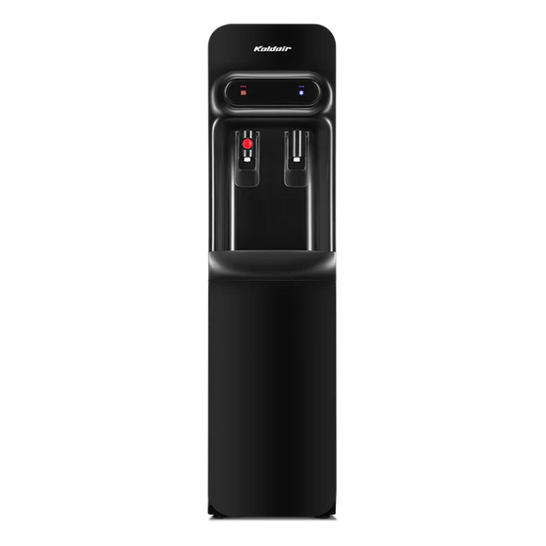 Koldair Classic Water Dispenser, Top-Load, Slim, Hot and Cold Taps - Black