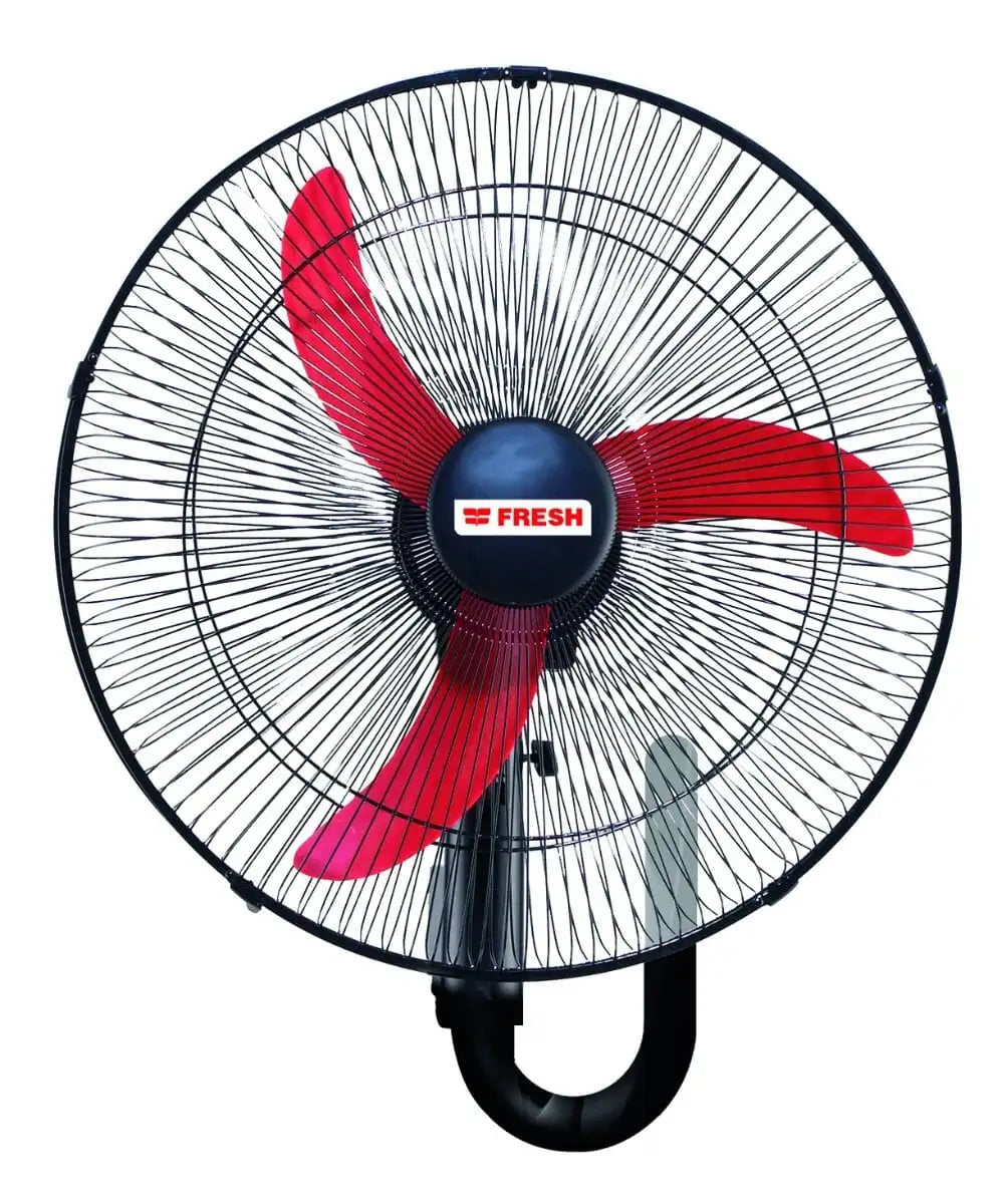 Fresh Shabah Wall Fan, 18 Inch - Black Red - 500004473