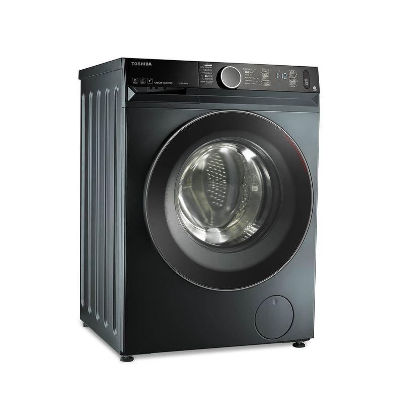 Toshiba Front Load Automatic Washing Machine, 8Kg, Inverter Motor, Morandi Grey - TW-BK90GF4EG(MK)