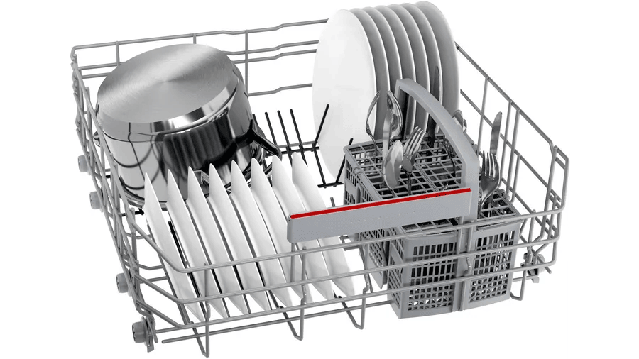 Bosch Serie 4 Freestanding Dishwasher, 13 Persons, Silver - SMS46II10Q
