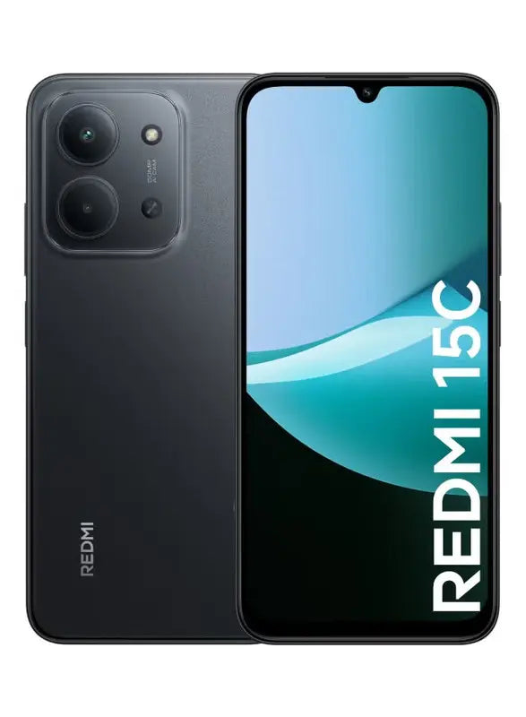 Xiaomi Redmi 15C Dual SIM, 128GB, 6GB RAM, 4G LTE - Midnight Black