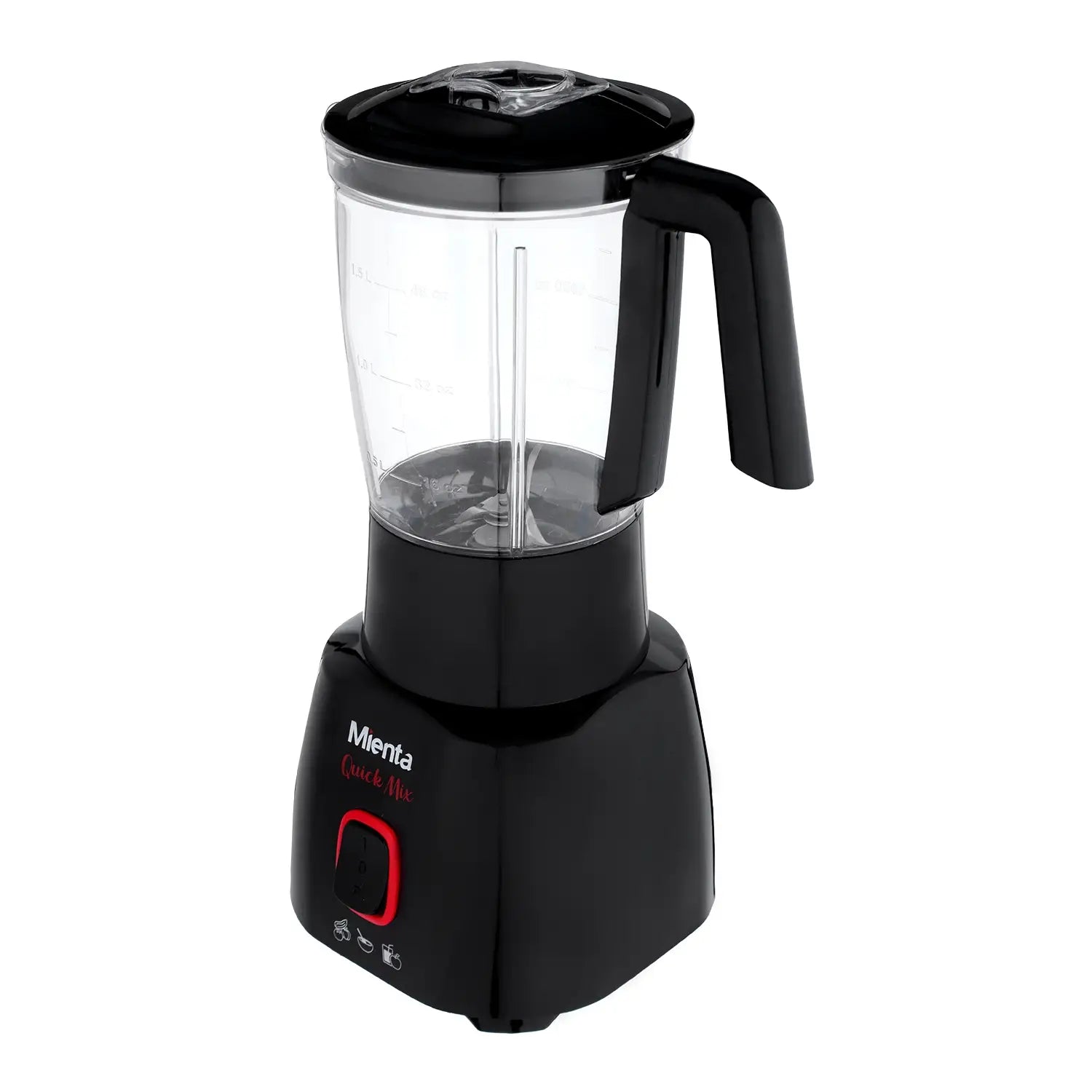 Mienta BL1361B Electric Blender, 400W, 1.75 Liter - Black