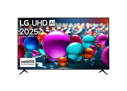 LG 65 Inch 4K UHD Smart TV AI with Built in Receiver - 65UA84006