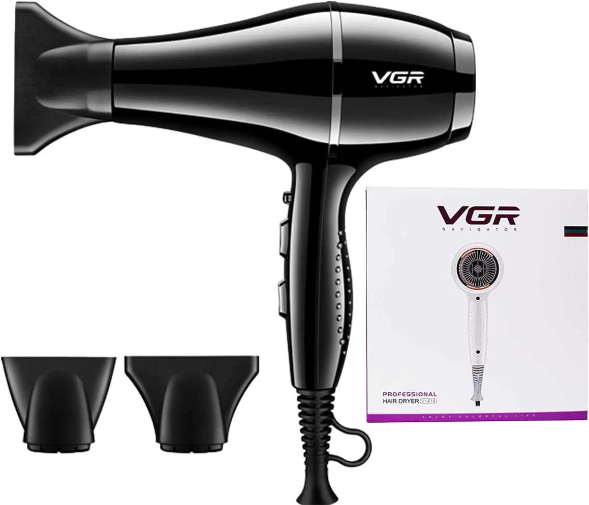 مجفف شعر احترافي VGR، 2200 وات، متعدد الألوان - VGR-414