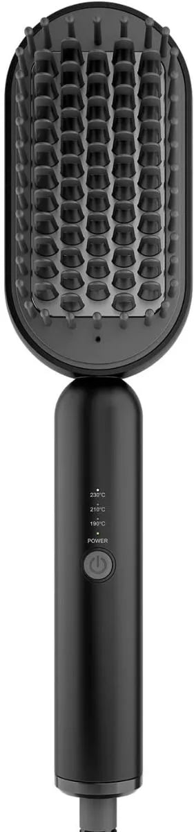 Rush Brush Hair Straightening Brush, Black - S3 Lite