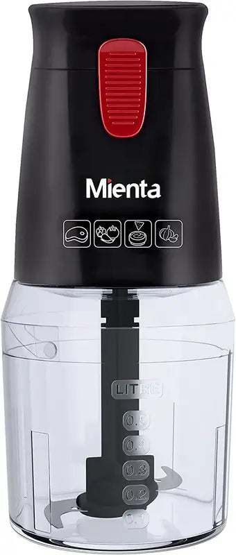 Mienta Mini Chopper, 500 ml, 400W, Black - CH2361B