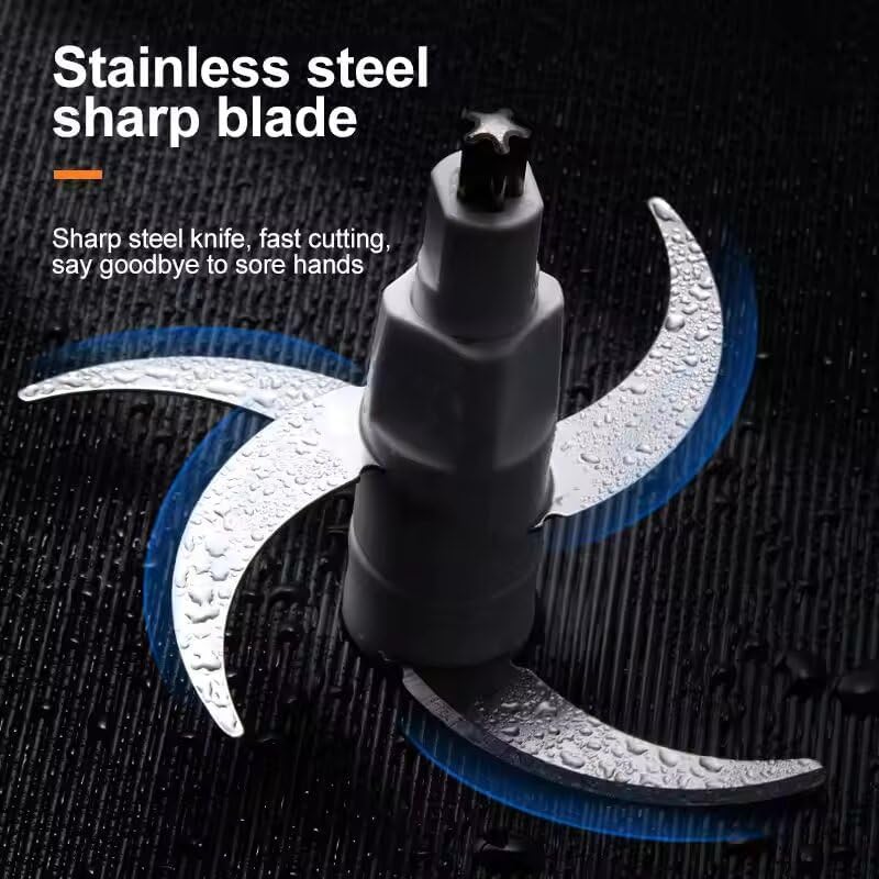 Sokany Chopper and Grinder, 1500 Watt, Stainless Steel- SK-7033N