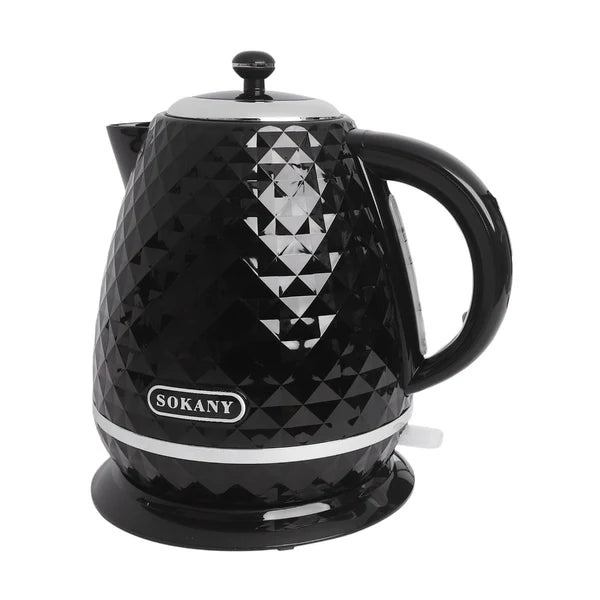 Sokany Electric Kettle, 1.7 Liters, 2200 Watts, Black - SK-1032