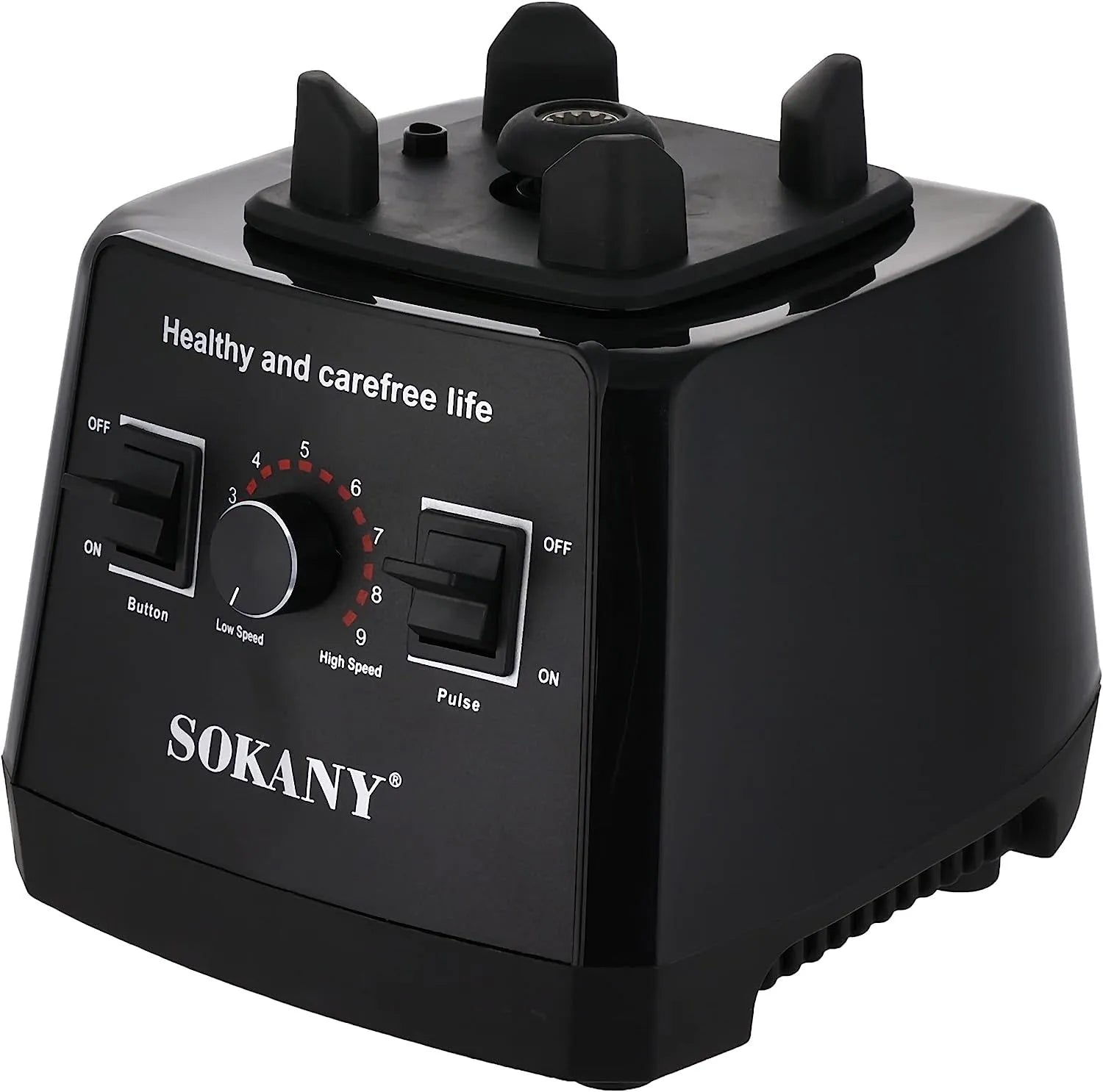 Sokany Countertop Blender, 5000 Watt, 2.5 Liters, Black - SK-666