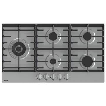 Gorenje Built-In Hob, 90 cm, 5 Gas Burners, Silver - GW951X