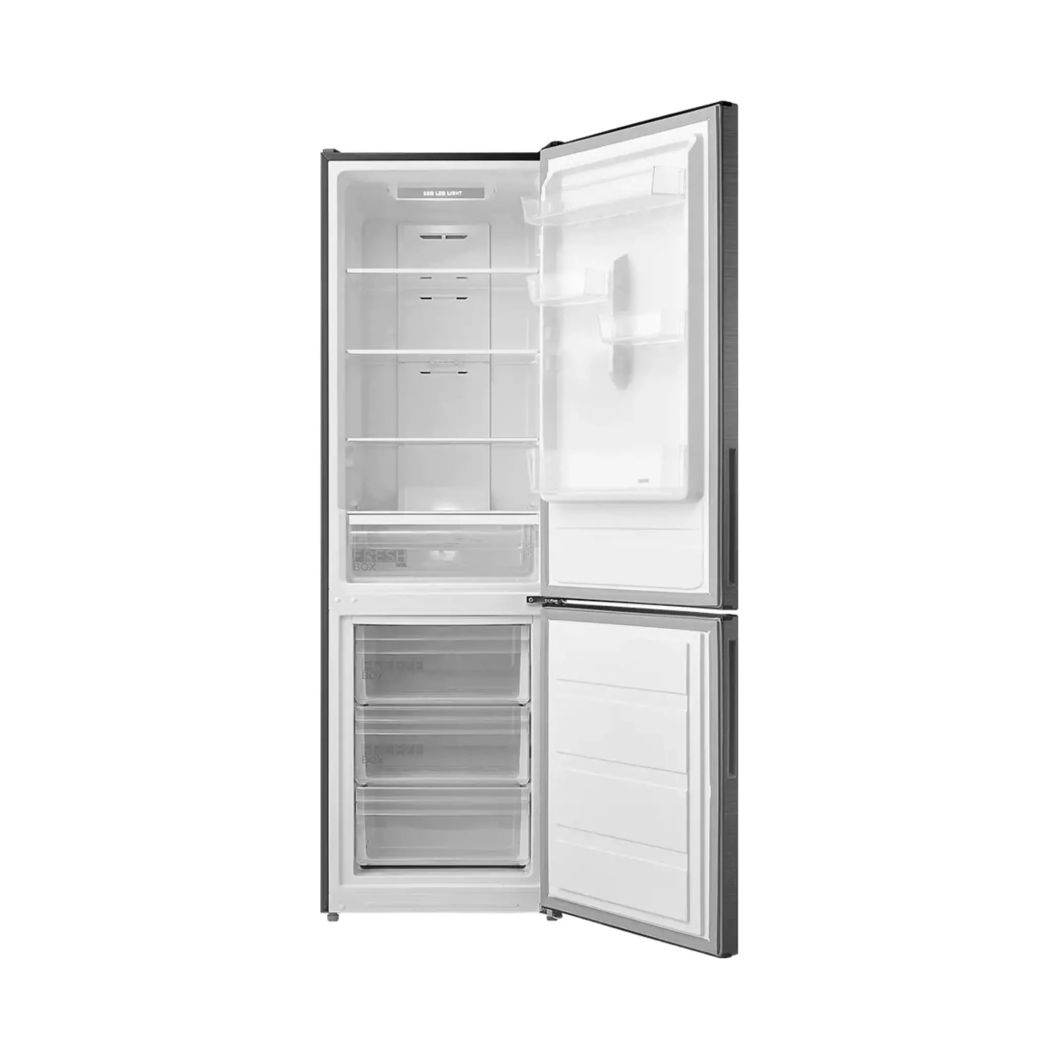 Midea No-Frost Bottom Freezer Refrigerator, 330 Liters, Silver - MDRB489FGN46