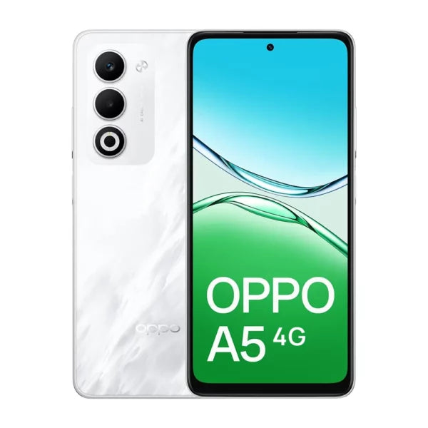 Oppo A5, 128GB, 6GB RAM, 4G LTE, Dual SIM - Mist White