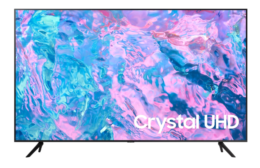 تلفزيون سامسونج 50 بوصة الذكي 4K UHD ال اي دي مع رسيفر داخلي، اسود - 50CU7000