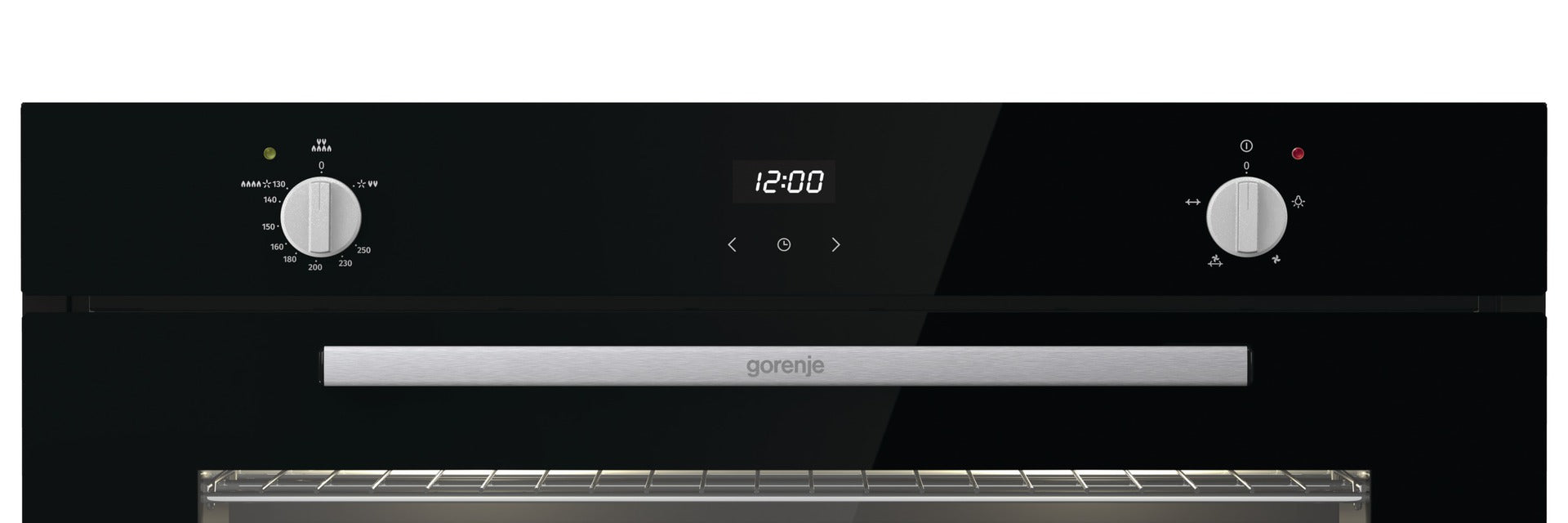 Gorenje Built-in Gas Oven, 90 cm, Black - BOGX9832E06BG