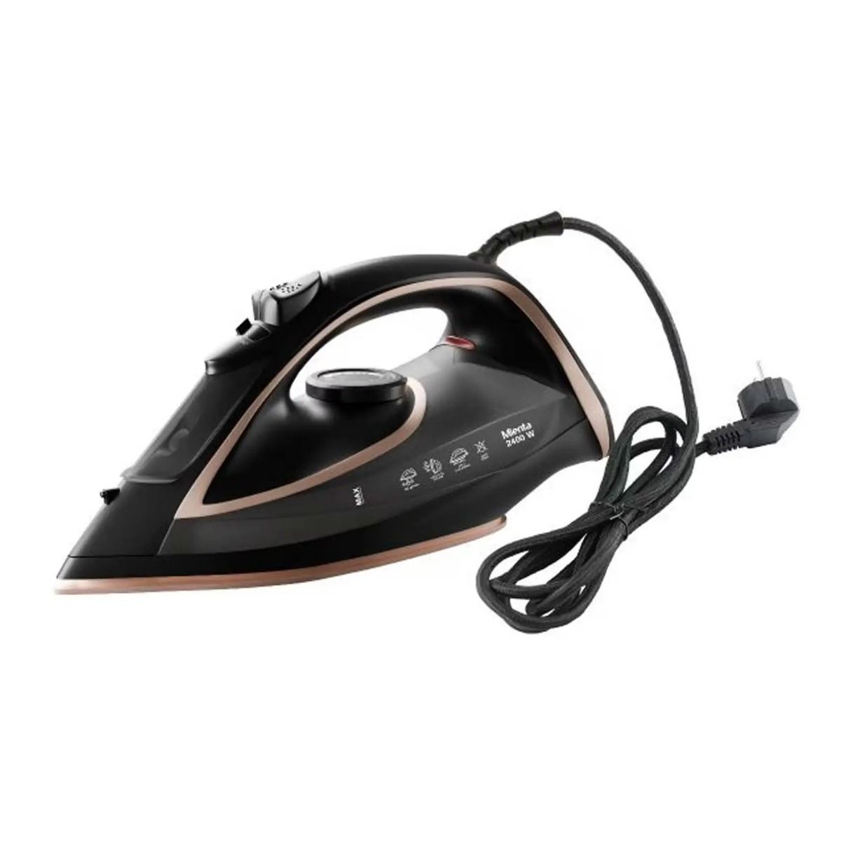 Mienta Steam Iron, 400ml, 2400 Watt, Black - SI181640A