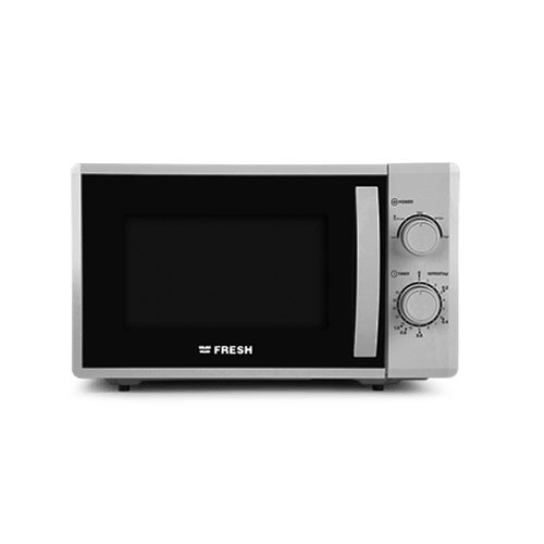 Fresh Solo Microwave, 20 Liters, 700 Watt, Mirror Silver - FMW-20MC-S
