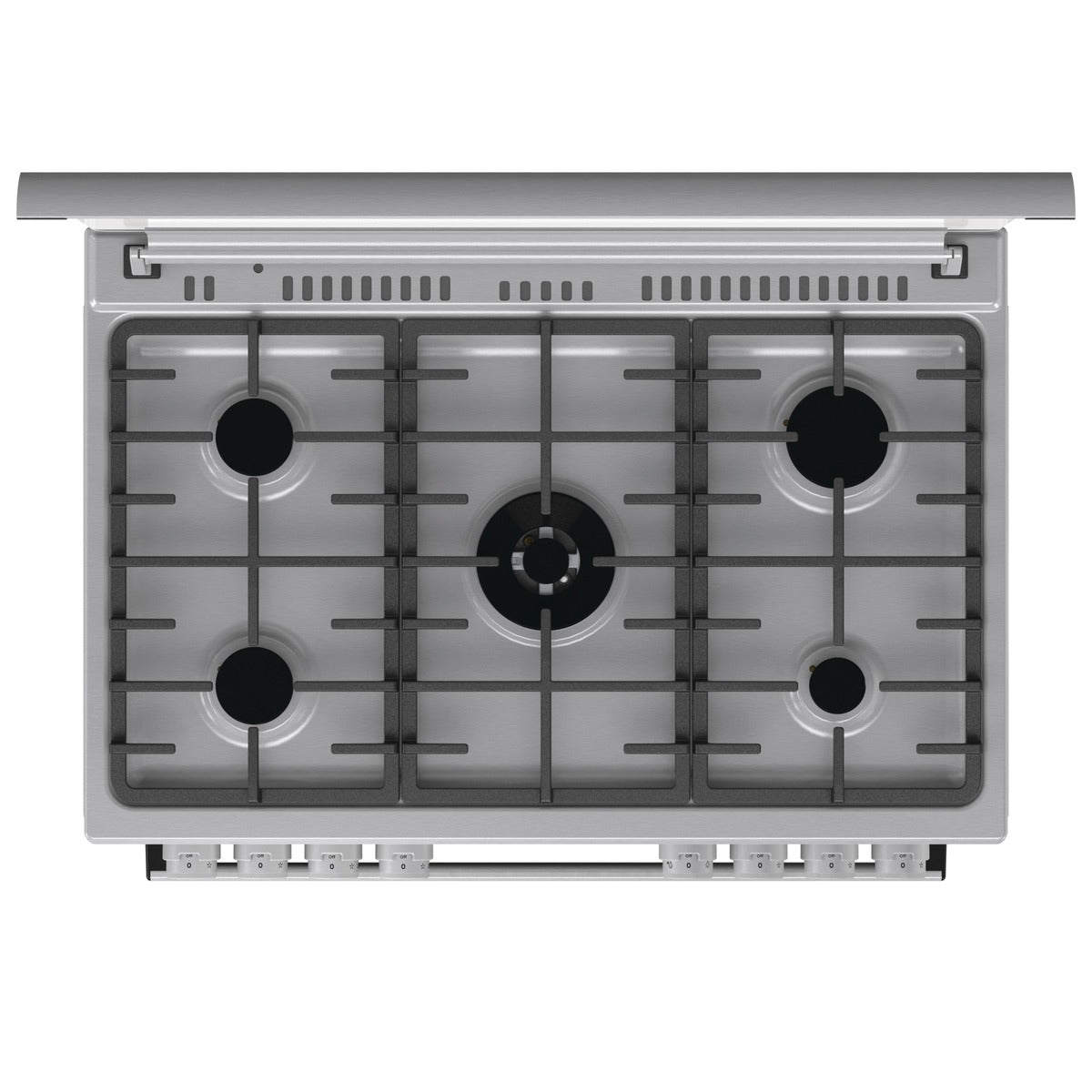 Gorenje Freestanding Gas Cooker, 90 * 60 cm, 5 Burners, Silver - GGI9C20X