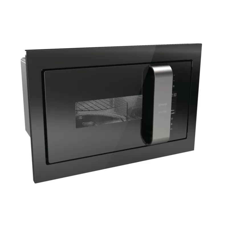 Gorenje Built-In Microwave Oven, 60 cm, With Grill, Electronic Control, Black - BM235ORAB