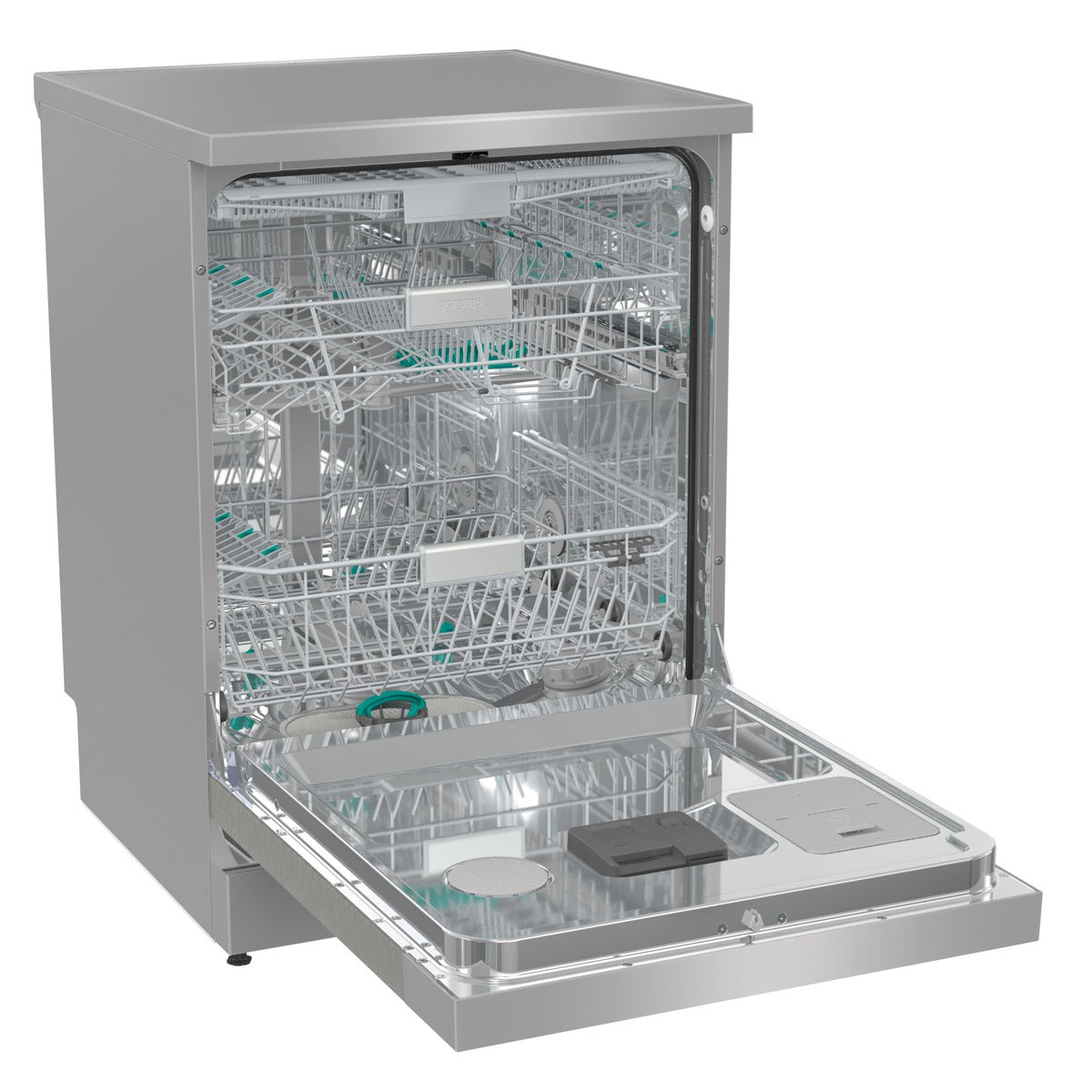 Gorenje Built-in Dishwasher, 16 Person, 60 cm, Silver - GS693C60XUVAD