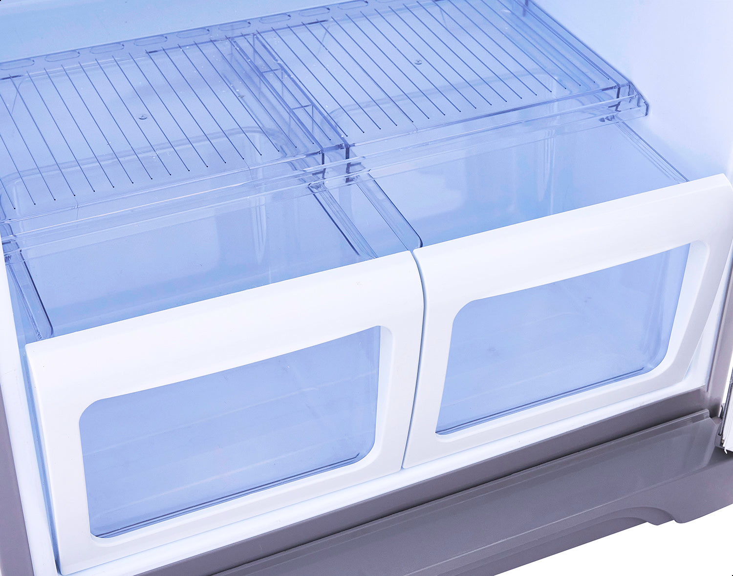 ثلاجة كريازي نوفروست، 370 لتر، فضي - KH370LN