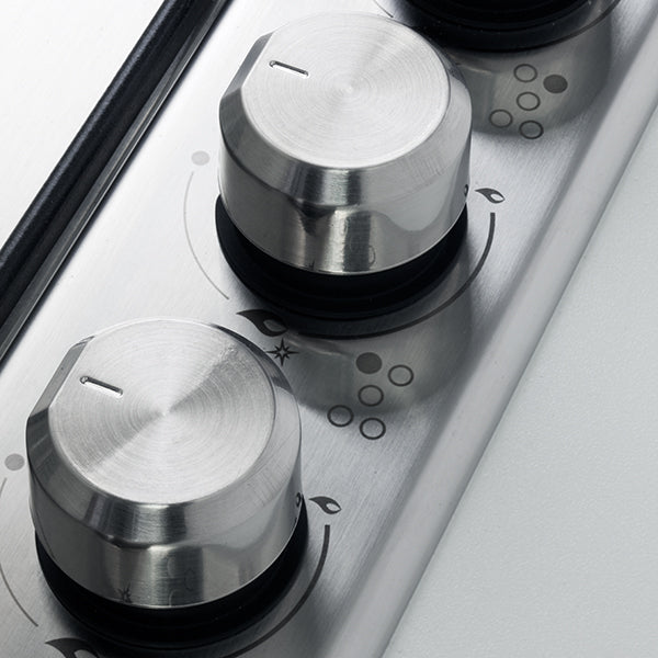 Elba Gas Hob, 90 cm, 5 Burners, Silver - ELIO95-545L