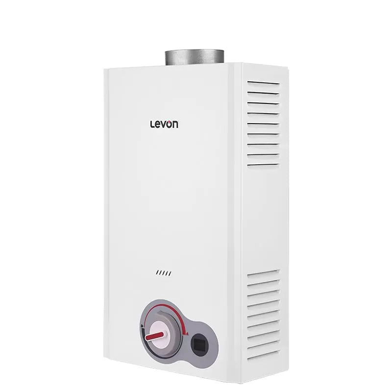 Levon Digital Gas Water Heater, 10 Liter, White - 6518120
