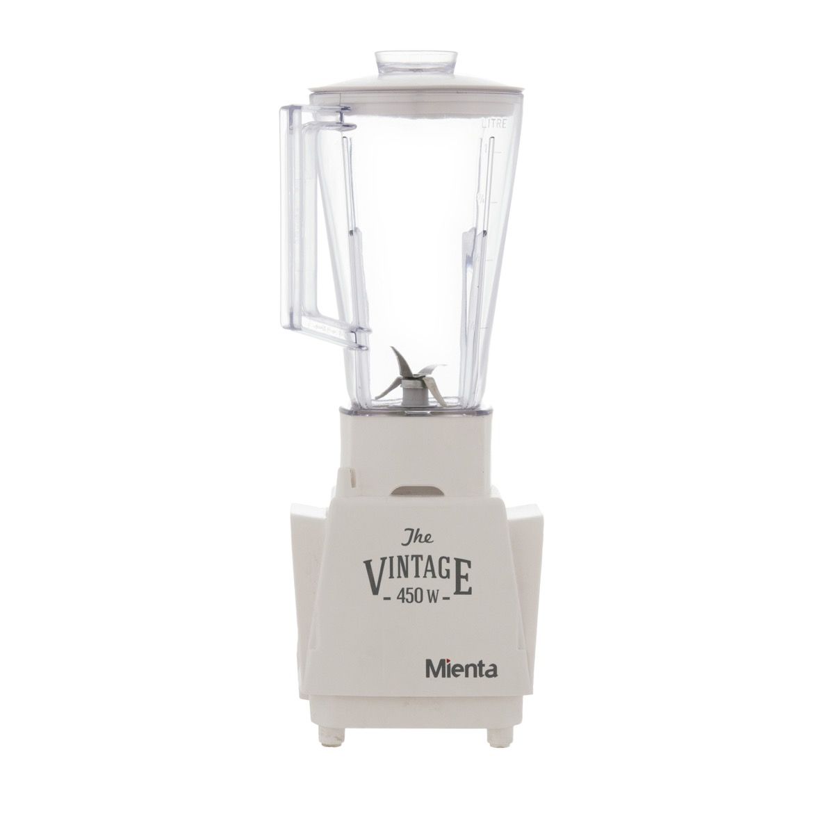 Mienta Blender With Grinder, 400 Watt, White - BL242