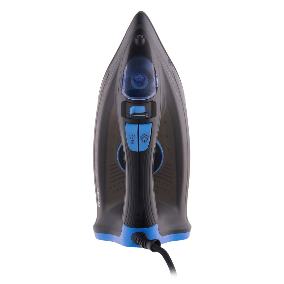 Mienta Ceramic Steam Iron, 2100 Watt, Black and Blue - SI181338A