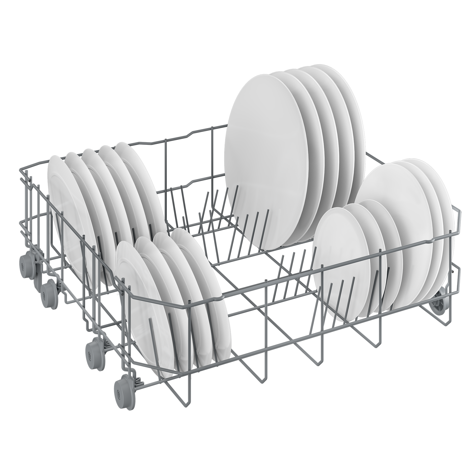 Beko Digital Dishwasher, 13 Place Settings, 5 Programs, Silver - DVN05325X