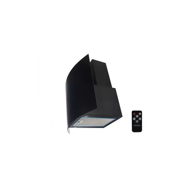 Purity Curvnice Built-In Chimney Hood, 60 cm, Black - CURVNICE BL | 60 cm
