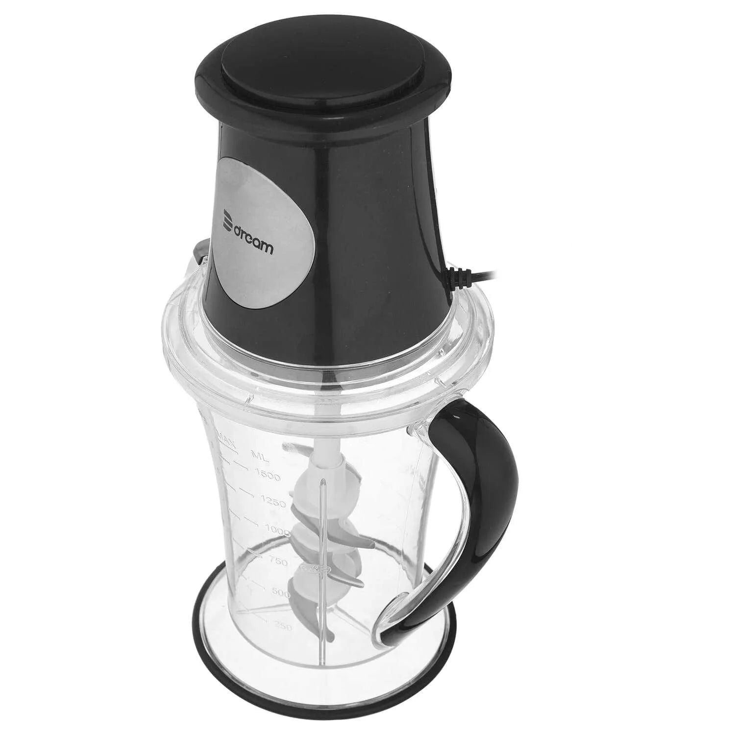 Dream 3 In 1 Chopper, 1.5 Liter, 500 Watt, Black - DR-700