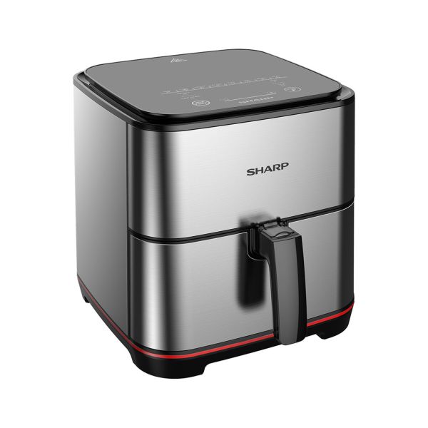 Sharp Digital Air Fryer, 7 Liters, 1650W, Silver - KF-AF70RT-ES2