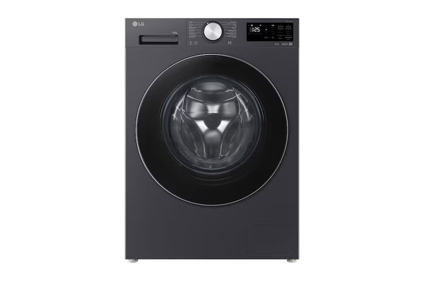 LG ThinQ (Wi-Fi) Front Load Washing Machine, 10 kg, Onyx Black - F4X5RYG24