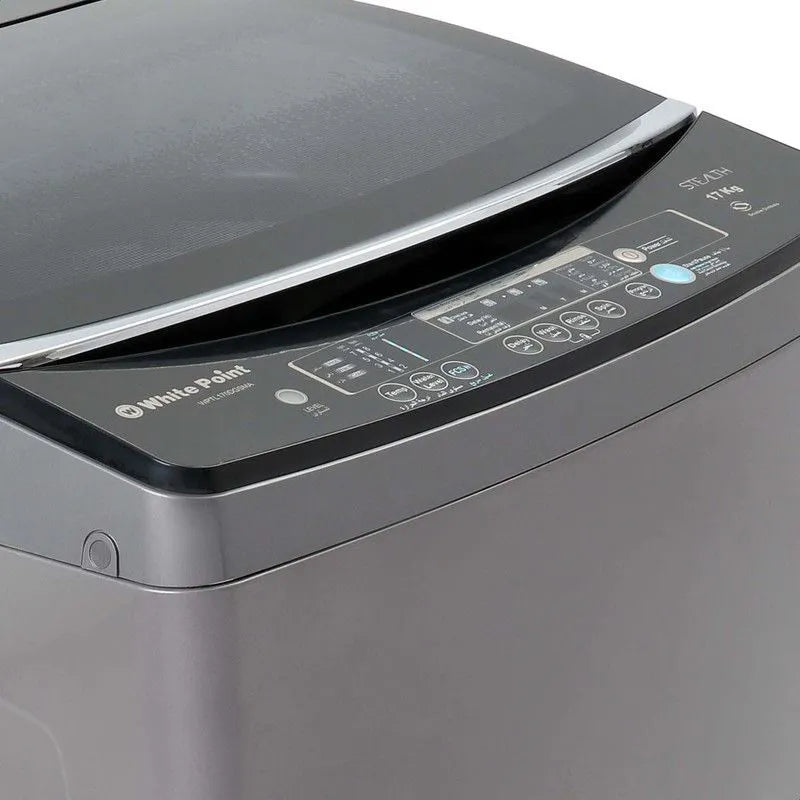 White Point Top Load Automatic Washing Machine, 15 KG, Grey - WPTL150DGSMA