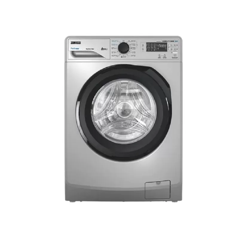 Zanussi Front Load Washing Machine, 8 Kg, Silver - ZWF8240SB5