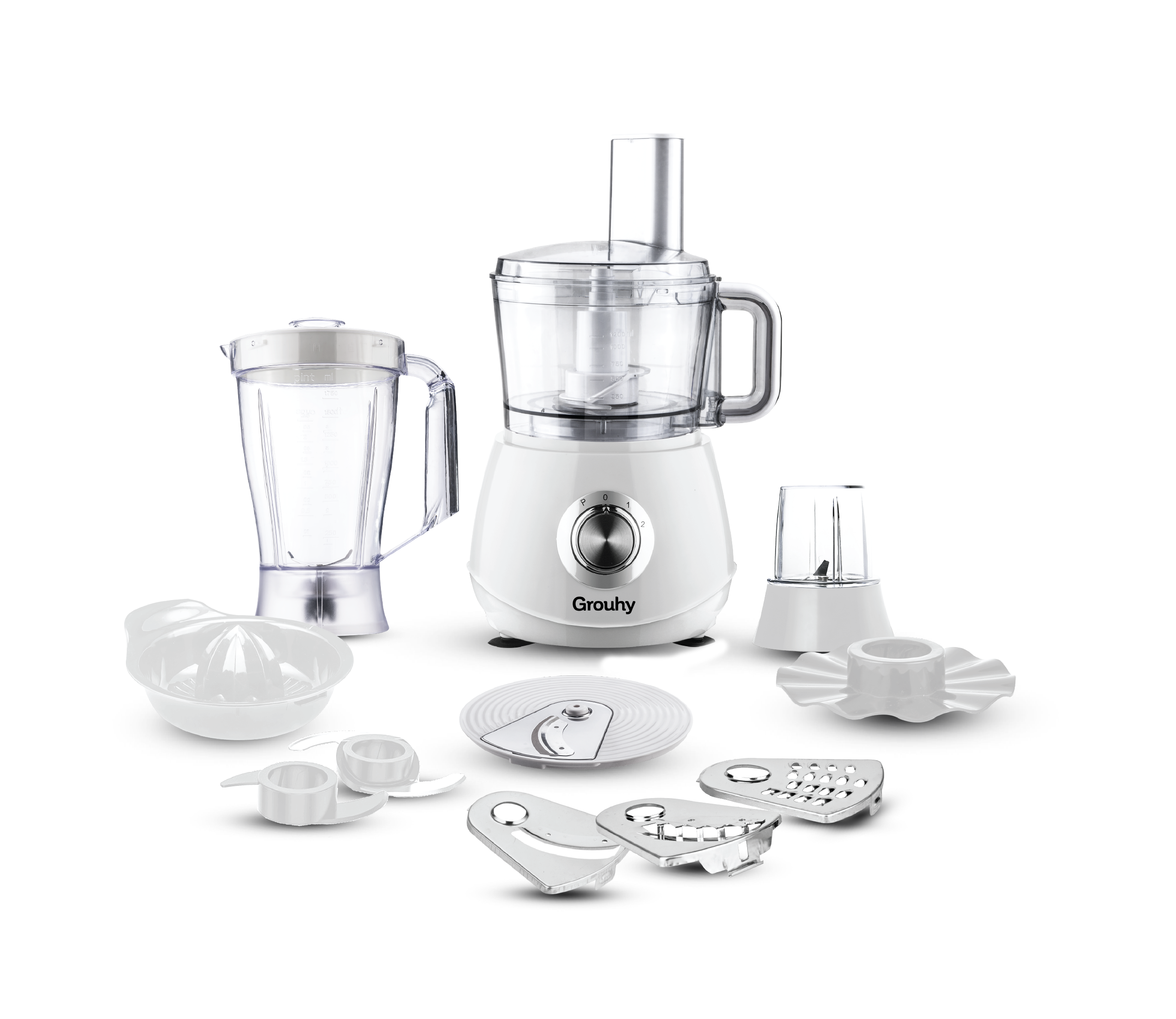 Grouhy GFP1040W Multi Function Food Processor - 1000 W