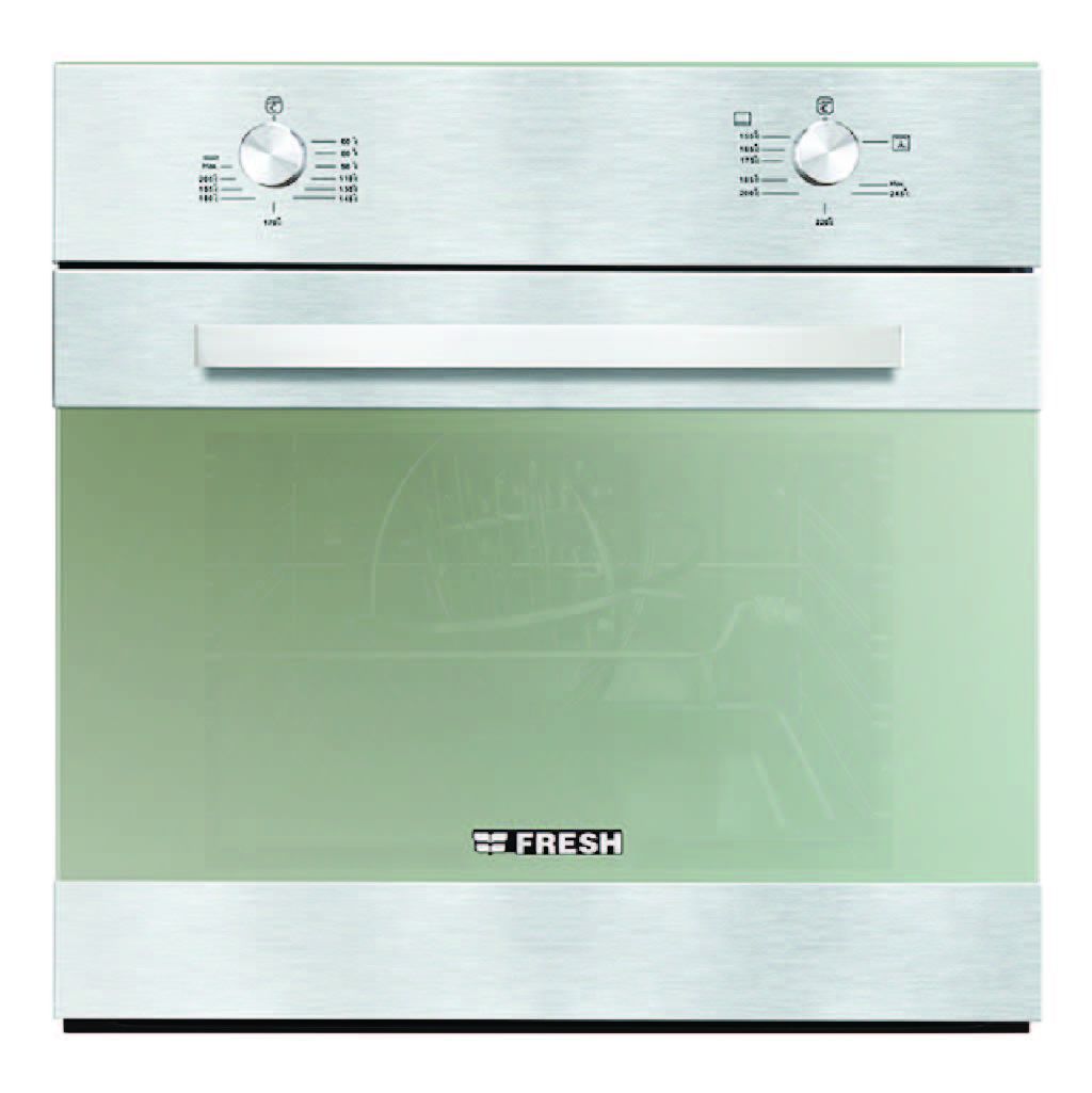 Fresh Oven - Built In - Gas - Stainless - 60 cm - Black - HOFR60CMS 500009652