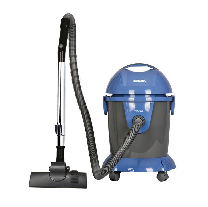 TORNADO Pail Can Vacuum Cleaner 1200 Watt, Blue,TVC-1200B