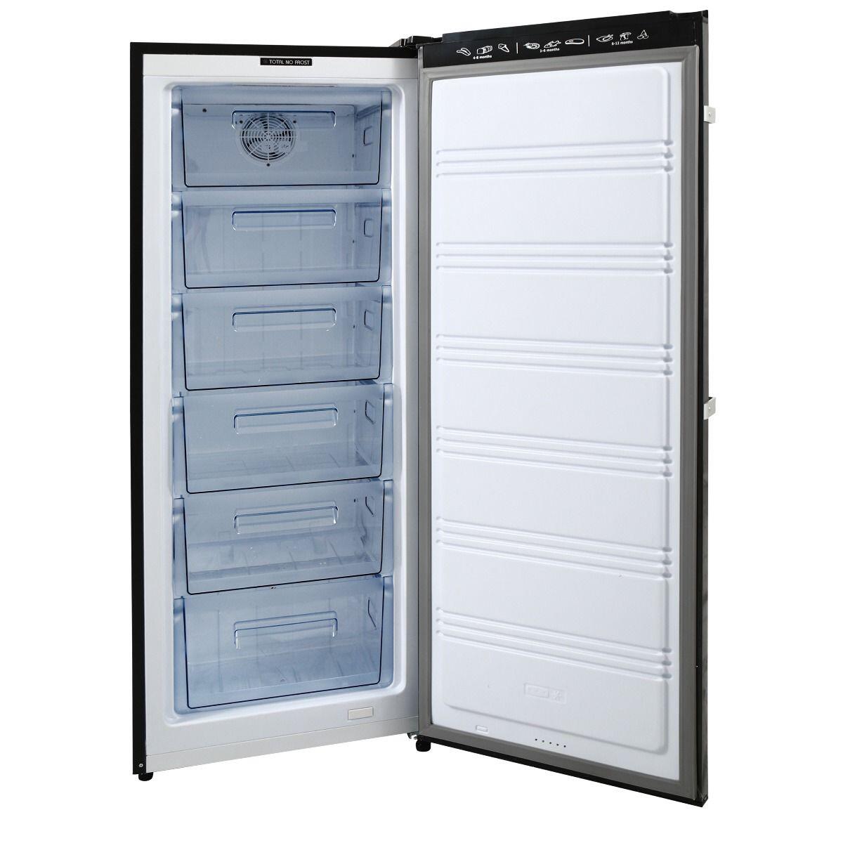 Fresh No-Frost Upright Freezer, 6 Drawers, Black - FNU-MT270B - Freezers