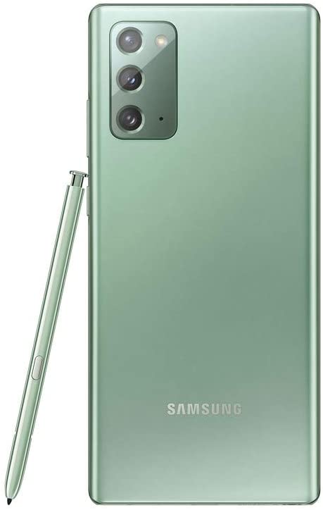 Samsung Galaxy Note 20 Mobile Phone, Dual SIM, 6.7 Inch, 256 GB, 8 GB RAM, 4G LTE, 4300mAh - Mystic Green