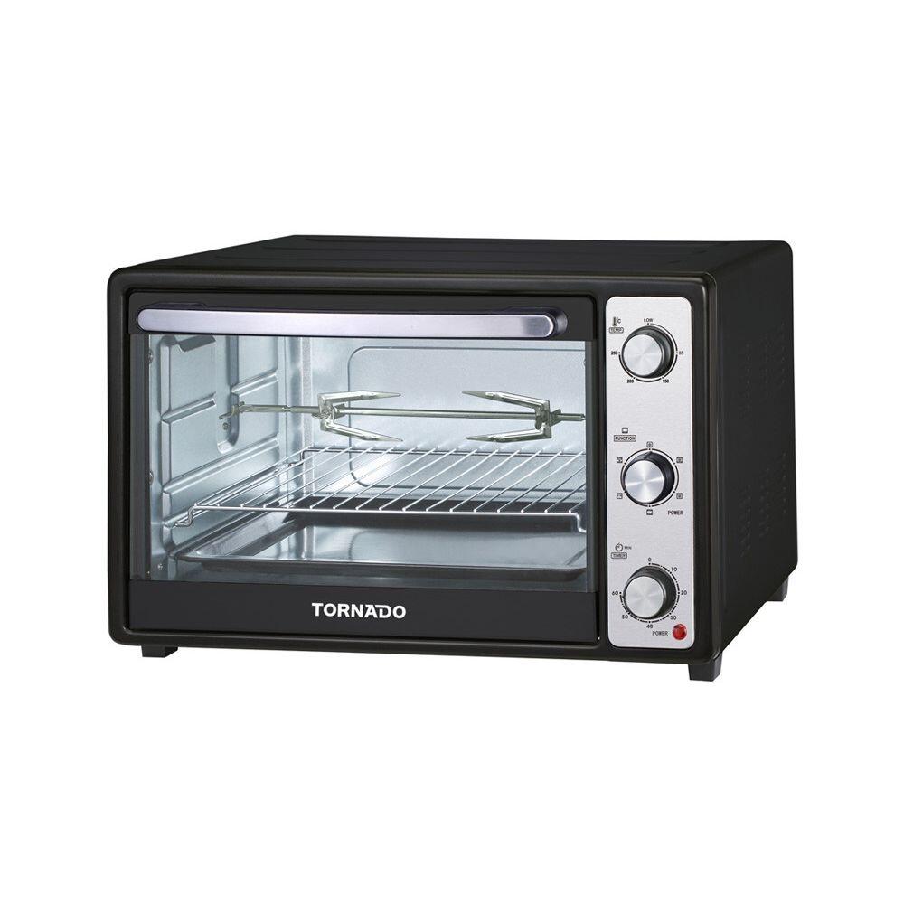 TORNADO Electric Oven 46 litre, 1800 Watt In Black Color With Grill And Fan TEO-46NE(K)