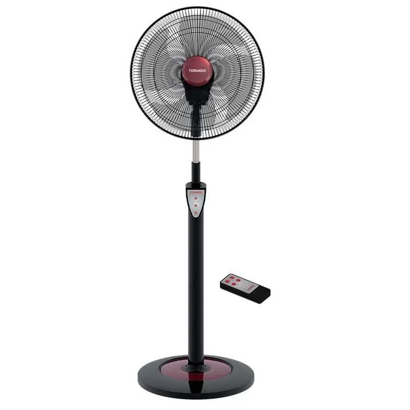 TORNADO STAND FAN 18 INCH WITH 4 PLASTIC BLADES AND REMOTE CONTROL-EFS-95RB