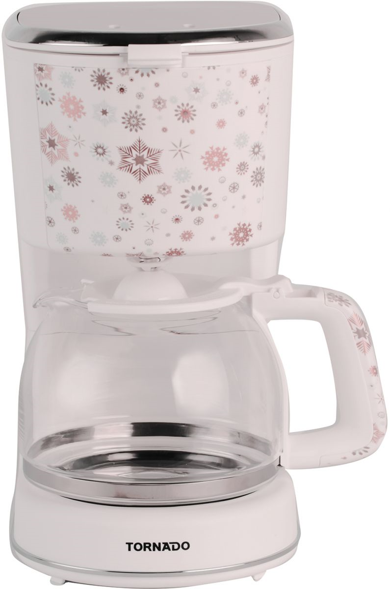 TORNADO DECORATED COFFEE MAKER 900 WATT 1.25 LITERS  -TCMA-9125-C