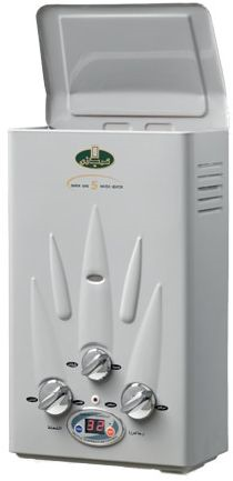 Kiriazi Gas Water Heater, 5 Liters, With Battery - KGH5 AD