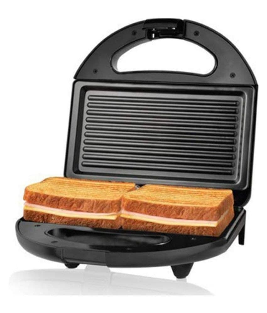 Granite Sandwich Maker, 750 Watt, Black - HMA-1005