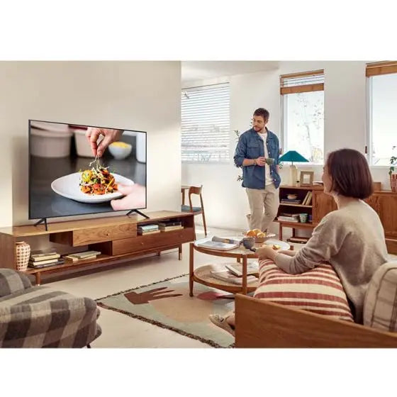 تلفزيون سامسونج 43 بوصة سمارت 4K فائق الدقة ال اي دي مع ريسيفر داخلي - 43au7000